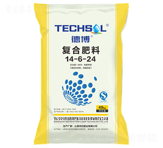 穩(wěn)定長(zhǎng)效復(fù)合肥14-6-24-德博-德盛肥料