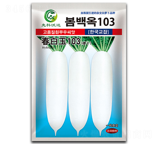 春白玉103-白蘿卜種子-祥瑞達(dá)