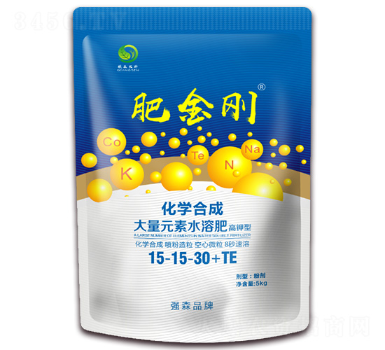 化學(xué)合成大量元素水溶肥15-15-30+TE-肥金剛-強森農(nóng)業(yè)