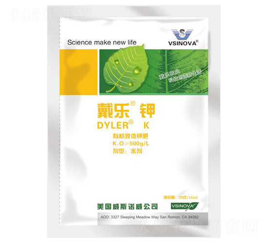 袋裝液體單一元素水溶肥-戴樂鉀-威斯諾威