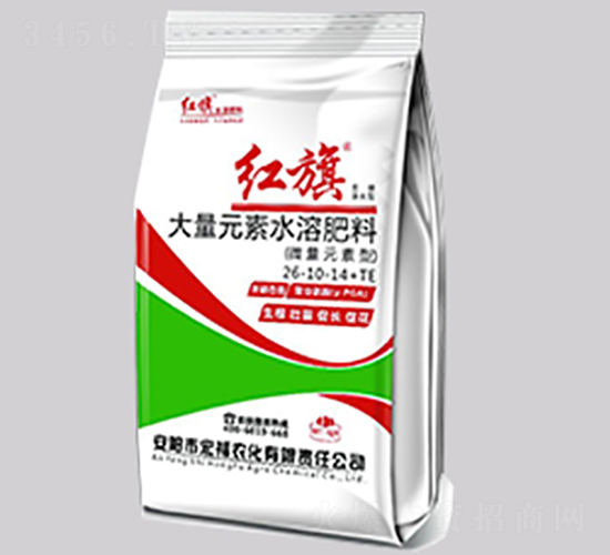 大量元素水溶肥料26-10-14+TE-紅旗-宏福農化