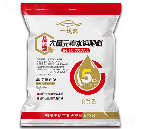 懸浮高鉀型大量元素水溶肥料100-80-320+TE-一線農(nóng)-美祿農(nóng)業(yè)