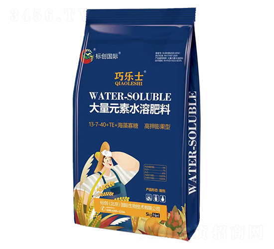 大量元素水溶肥料13-7-40+TE+海藻寡糖-巧樂土-標(biāo)創(chuàng)國際