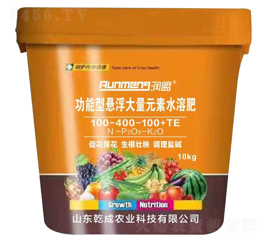 功能性懸浮大量元素水溶肥料100-400-100+TE-潤盟-乾成農(nóng)業(yè)