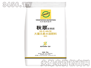 膨果型大量元素水溶肥料10-9-40+TE-秋翠-尚采