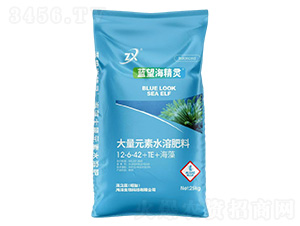 大量元素水溶肥料12-6-42+TE+海藻-藍(lán)望海精靈-藻之藍(lán)